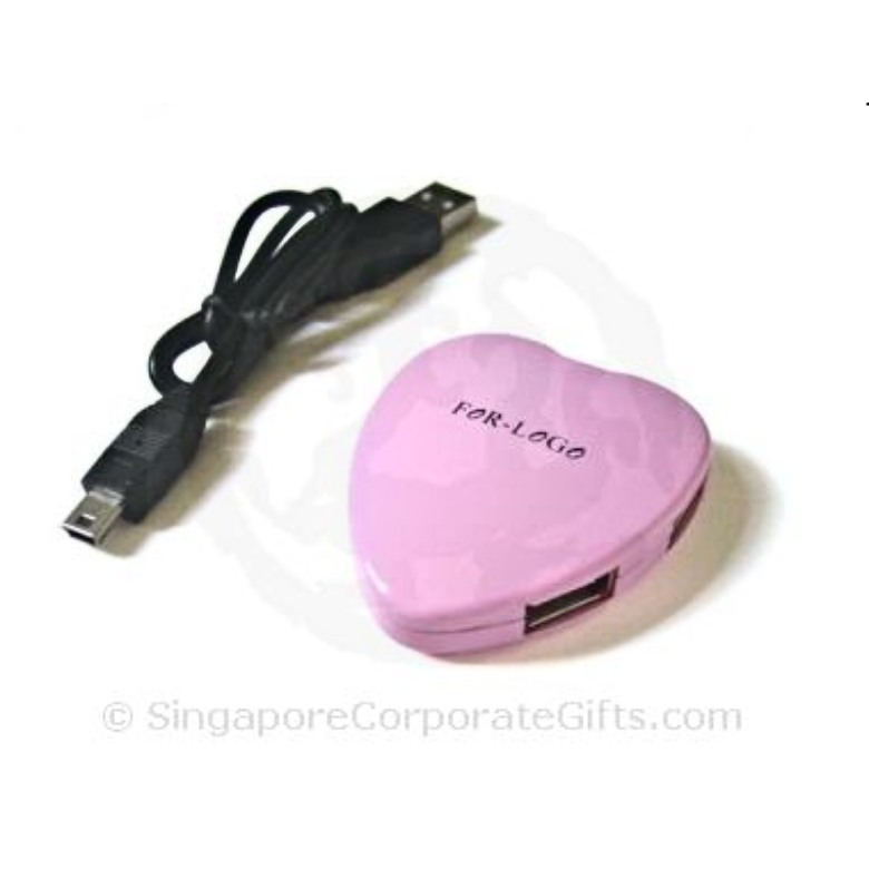 Heart shape USB Hub 229 (2.0)