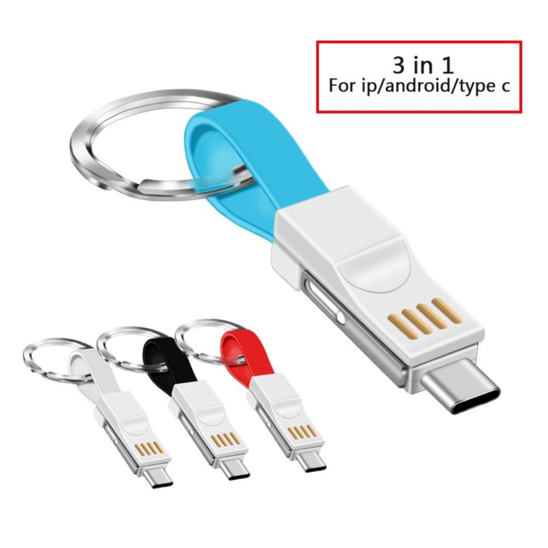 3-in-1 Charging and Data Cable