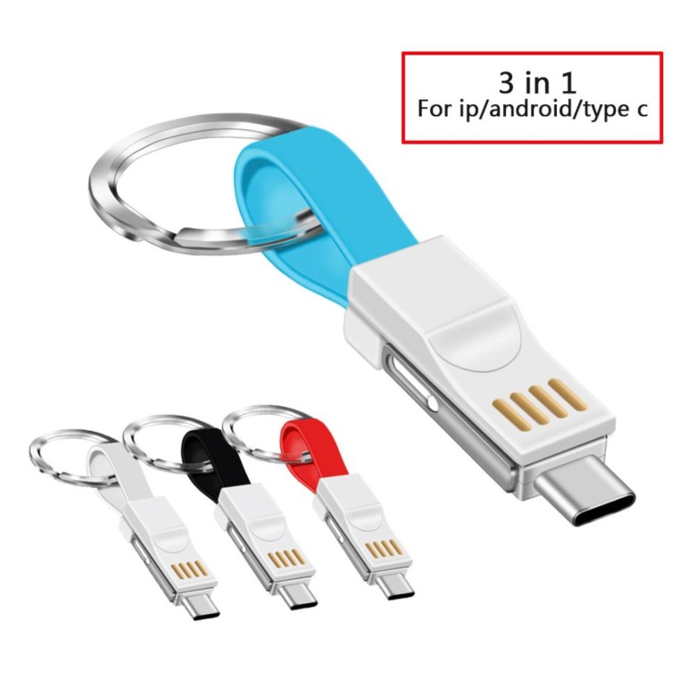 3-in-1 Charging and Data Cable 3-in-1 Charging and Data Cable
