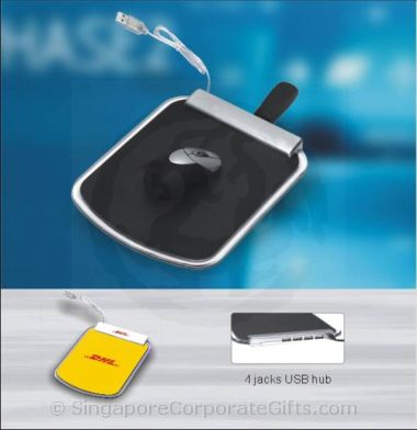Mouse Pad with USB HUb