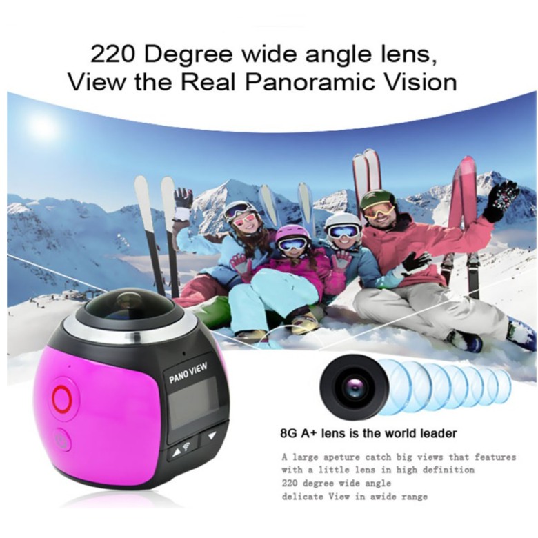 360 Degree Pano View HD Camera With WIFI Function 360 Degree Pano View HD Camera With WIFI Function