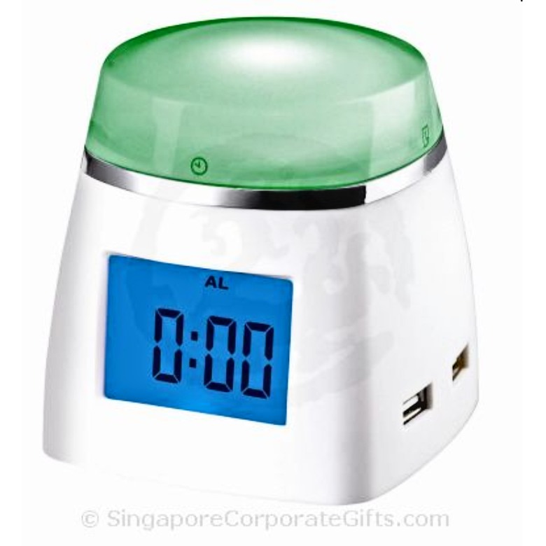 USB HUB  with Thermometer, Calendar, Timer, Alarm Clock an