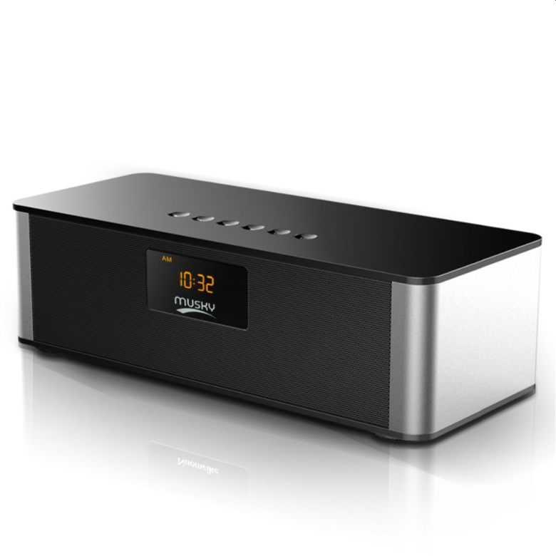 Bluetooth Speaker with Clock and Radio Bluetooth Speaker with Clock and Radio