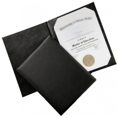 A4 Leather Certificate Holder