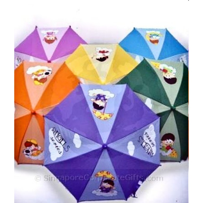 Children Umbrella with coloured handle (16") Children Umbrella with coloured handle (16")