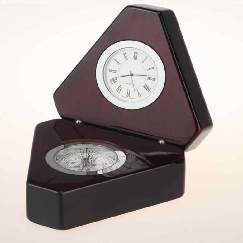 Designer Compass with Clock  A6038