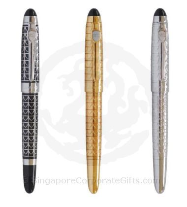 Exclusive Metal Pen with Shiny Finish 195-1-3(Ball, Roller, Foun