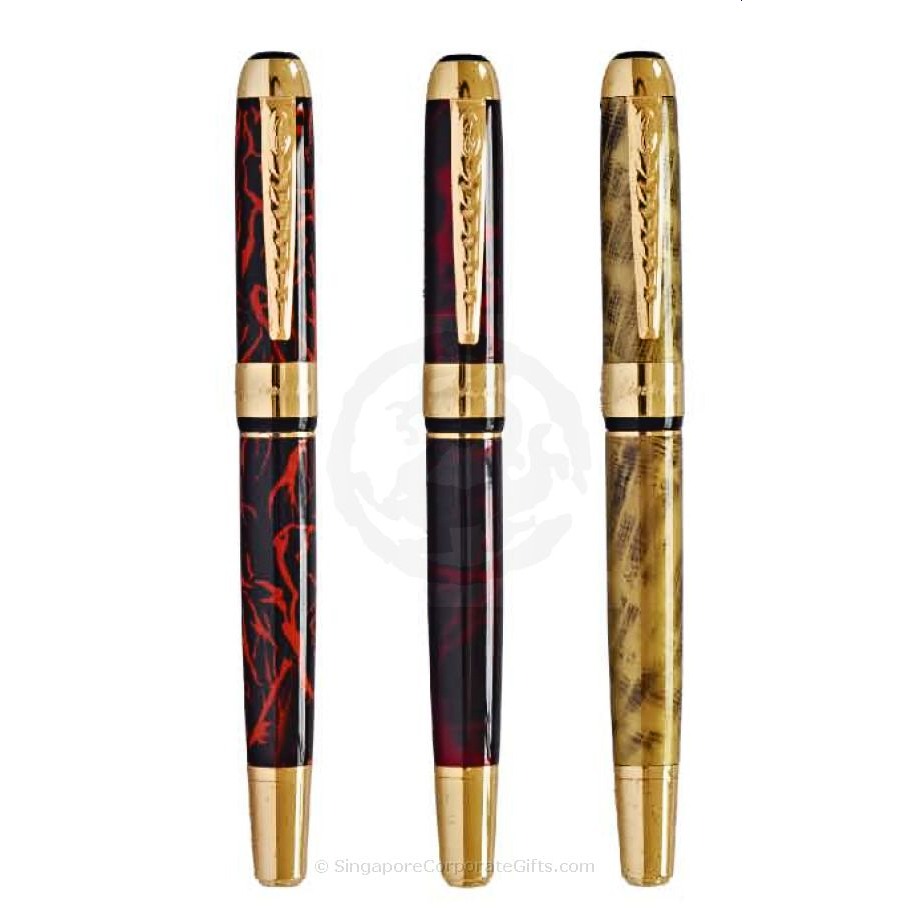 Exclusive Metal Pen with LIne Motif 250-1 (Roller,Fountain Exclusive Metal Pen with LIne Motif 250-1 (Roller,Fountain