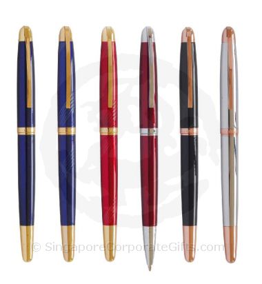 Exclusive Metal Pen with Transparent Finish 602-6-11(Ball,Roller