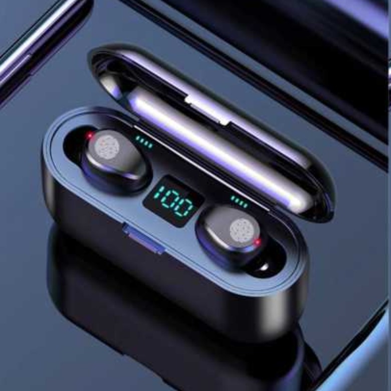 F9 TWS Earphone Bluetooth 5.0 HiFi Sound, Finger Touch Control F9 TWS Earphone Bluetooth 5.0 HiFi Sound, Finger Touch Control