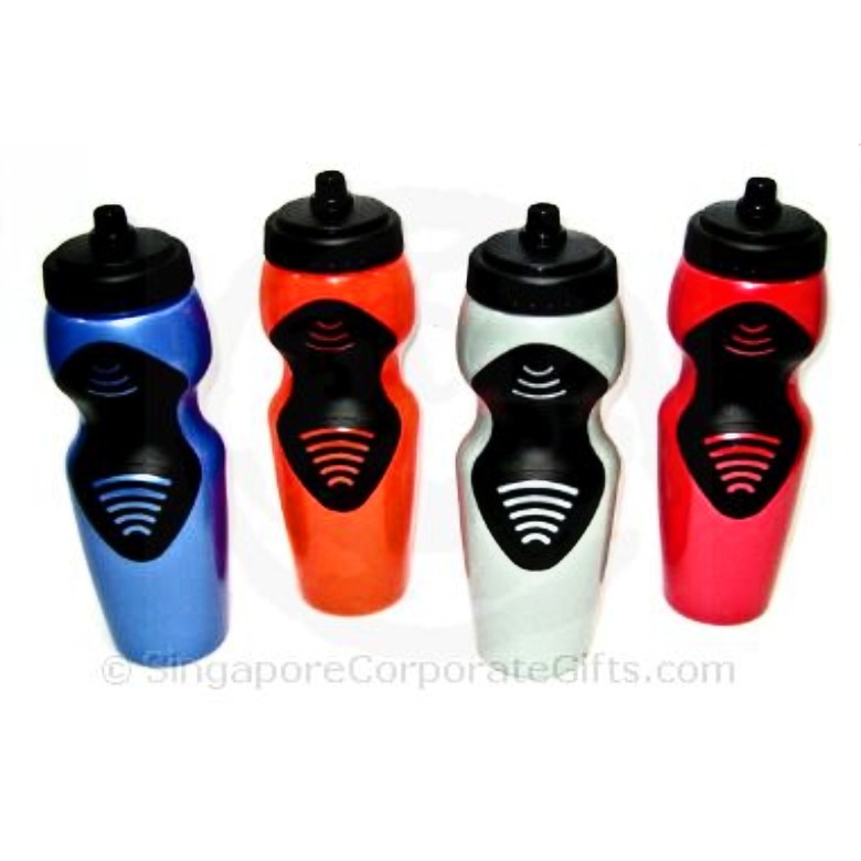 Water Bottle with Rubber Grip