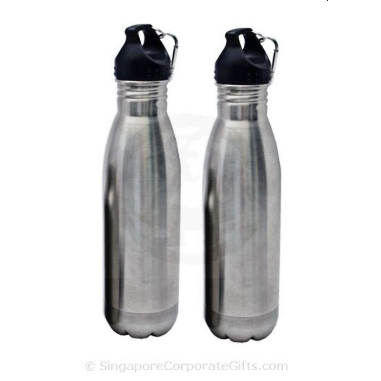 Stainless Steel Bottle With Carabiner -750ml