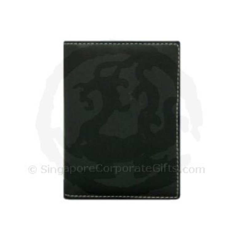 PU Leather Namecard Holder with white trimming