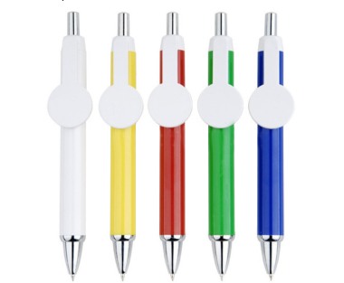 Promotional Pen with Disc Clip