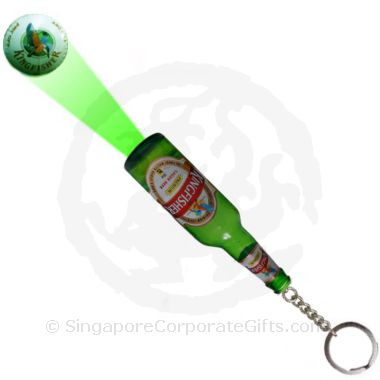 Beer Bottle Torch Light with Logo Projection Beer Bottle Torch Light with Logo Projection
