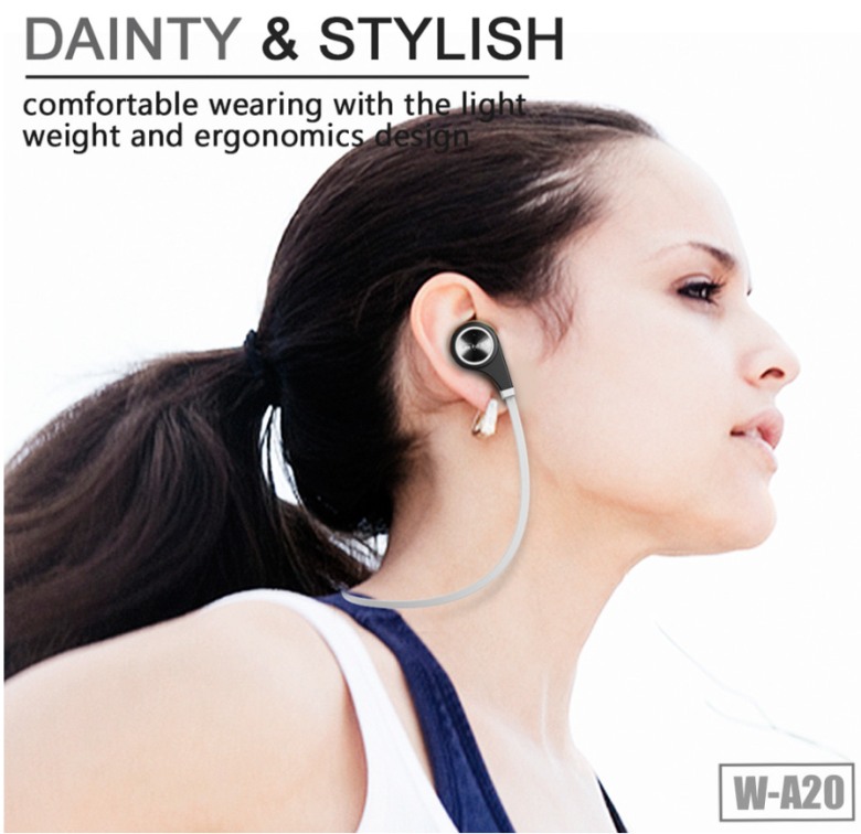 Bluetooth earphone with phone answering function W-A20 Bluetooth earphone with phone answering function W-A20