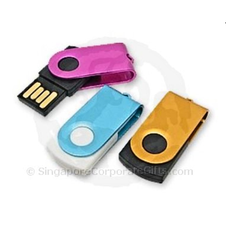 Swivel Micro SD Thumbdrive with Phone Strap PM019 (Trek Micro SD
