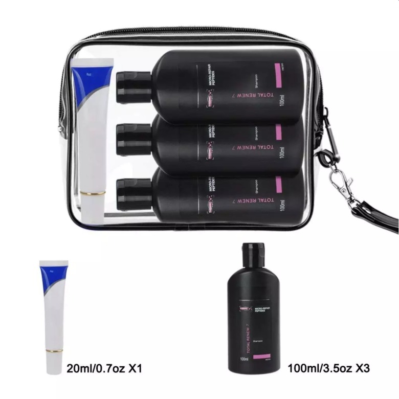 TSA Approved Clear PVC Toiletry Pouch TSA Approved Clear PVC Toiletry Pouch