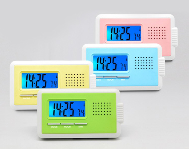 Portable Talking Clock  with LED Light