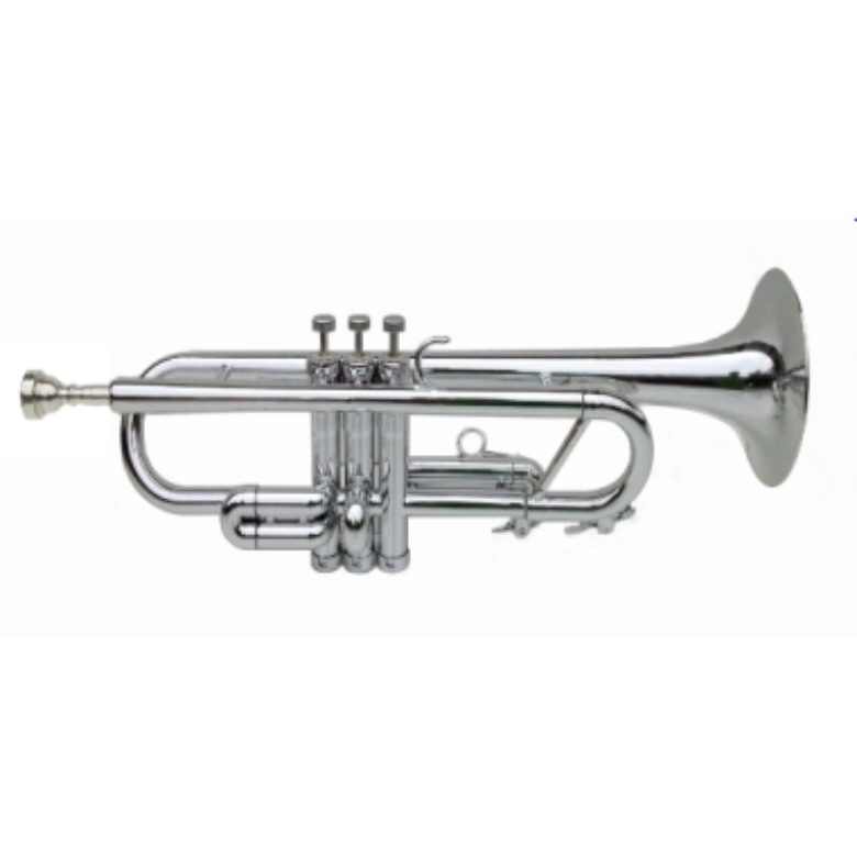 TROMBA Plastic B Flat Trumpet (metallic finish)