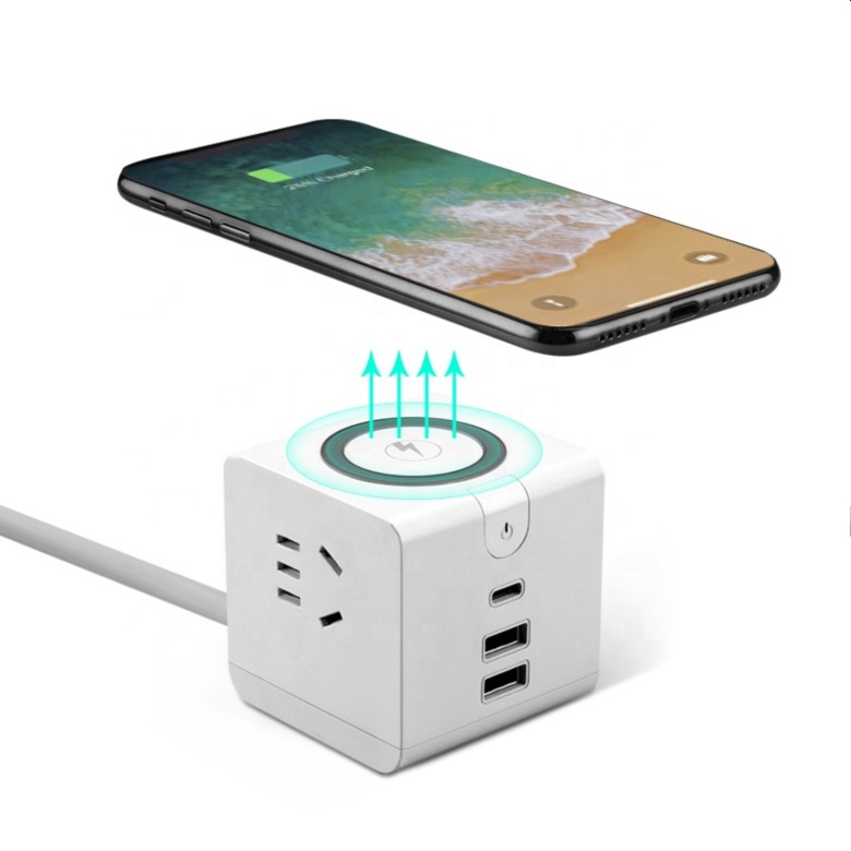 Universal Travel Adaptor with Wireless Charging Universal Travel Adaptor with Wireless Charging