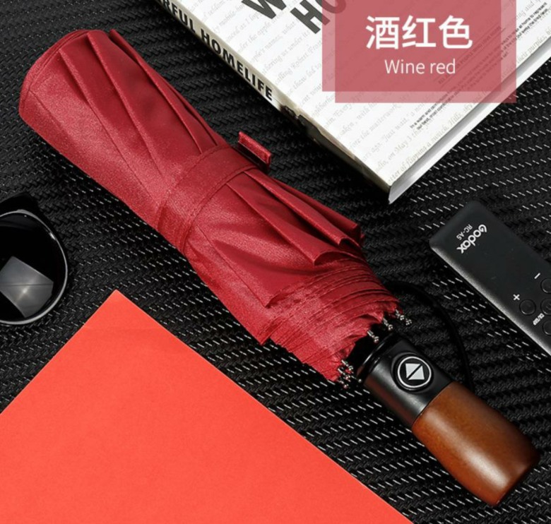 Exclusive Wooden Handle Umbrella 23 In (Auto Open, Close) [HZD-E Exclusive Wooden Handle Umbrella 23 In (Auto Open, Close) [HZD-E