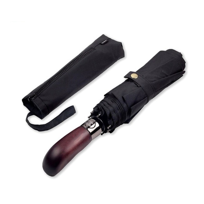 Exclusive Wooden Handle Umbrella 21 In (Auto Open, Close) Exclusive Wooden Handle Umbrella 21 In (Auto Open, Close)