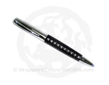 Metal ballpen with Leather Metal ballpen with Leather