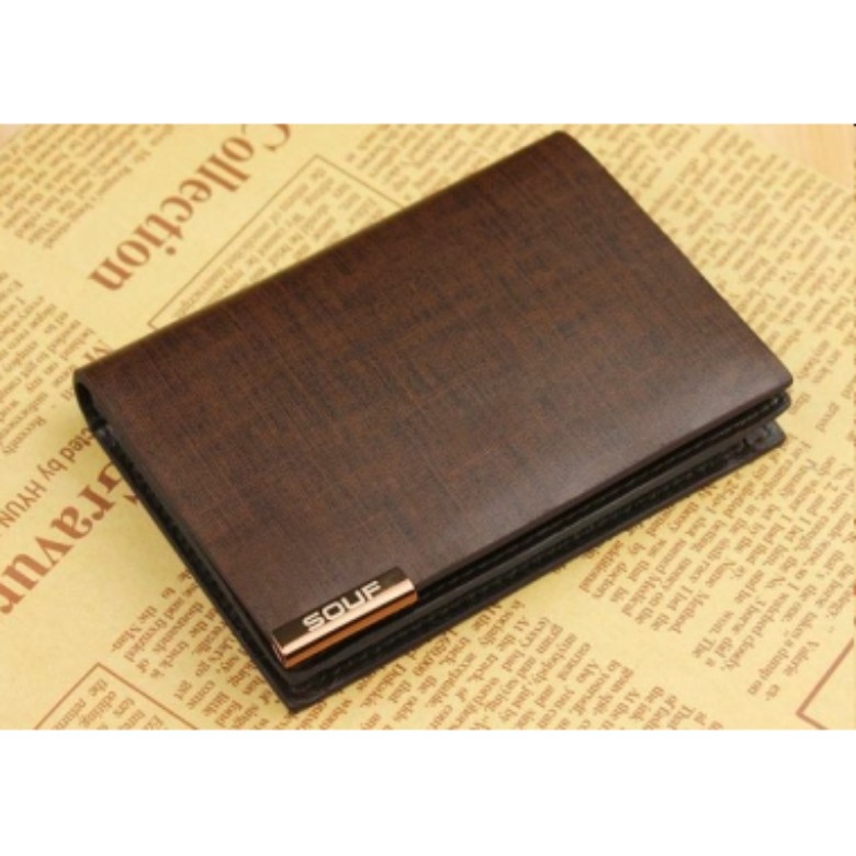 Genuine Leather Namecard Holder (Brown) 333