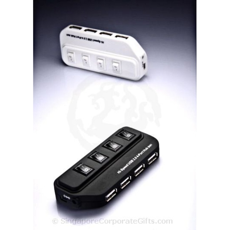 USB Hub with Independent Power Switches (2.0) HUB 182