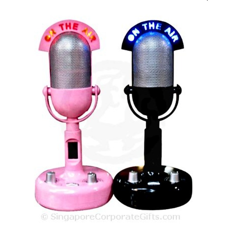 Microphone Shape Radio