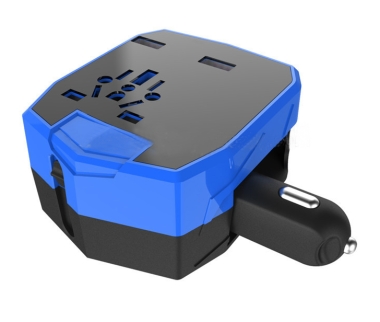Universal Electric Plug with 2 USB and Car Adaptor